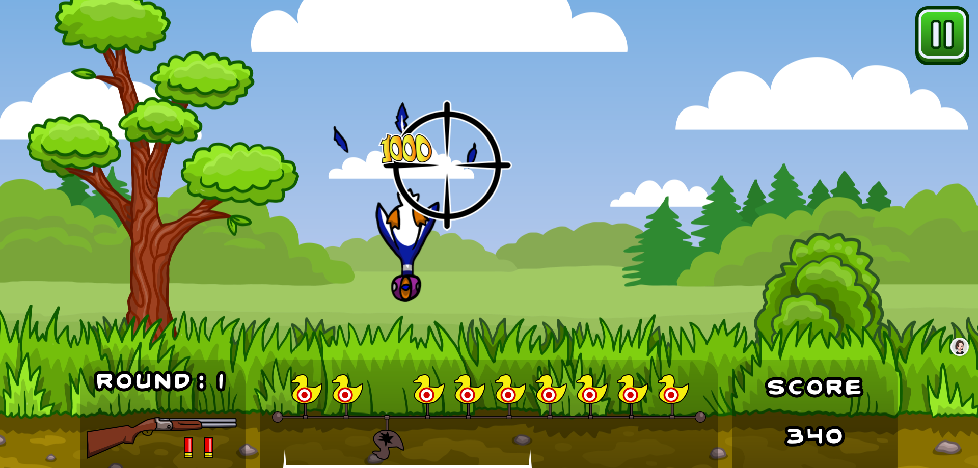 Duck Hunter Screenshot - Special Power-ups